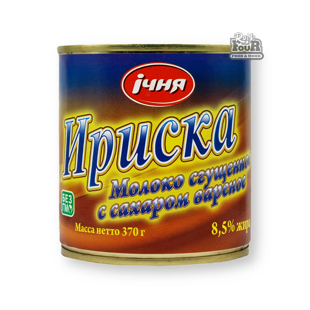Boiled condensed milk with sugar "ichnya Iriska" 370g